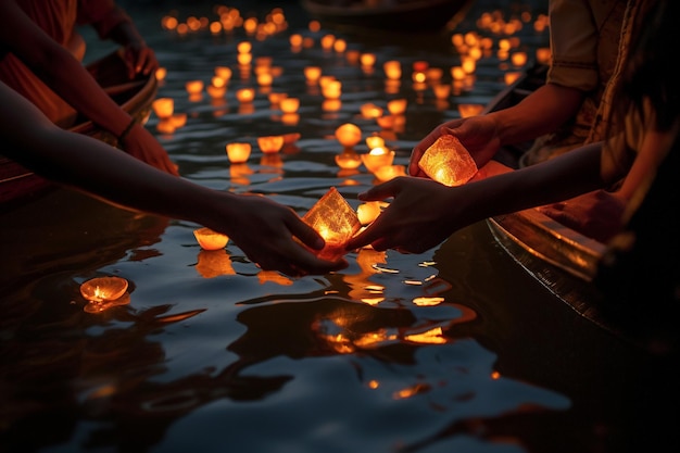 Khom Loy i Khom Fai Sky Lanterns w Tajlandii