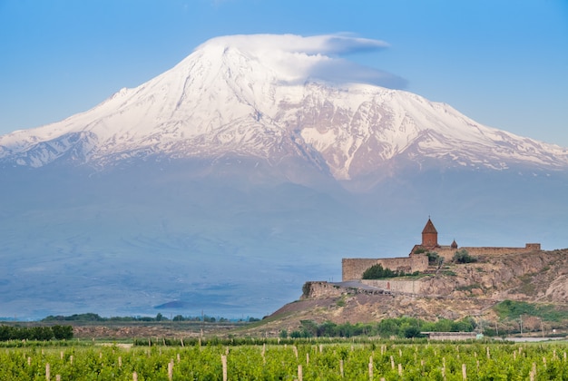 Khor Virap i Góra Ararat