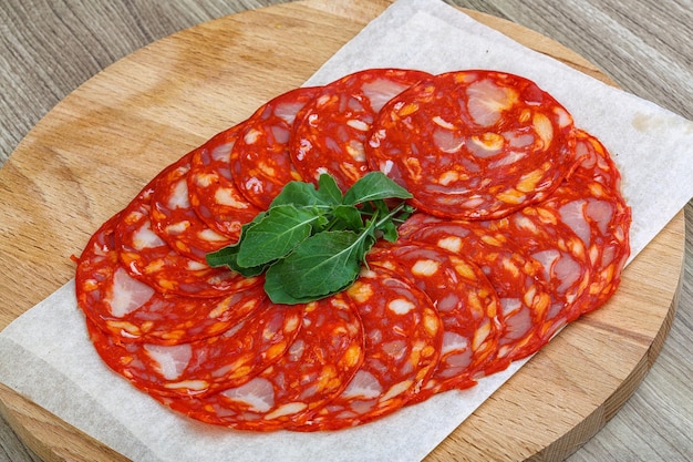 Zdjęcie kiełbasa chorizo