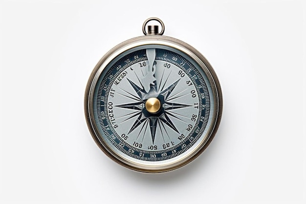 kieszonkowy zegarek z słowem kompas na twarzy