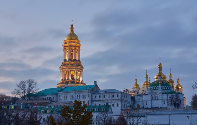 Kijów Pechersk Lavra Kościół widok z wysokości Kijów