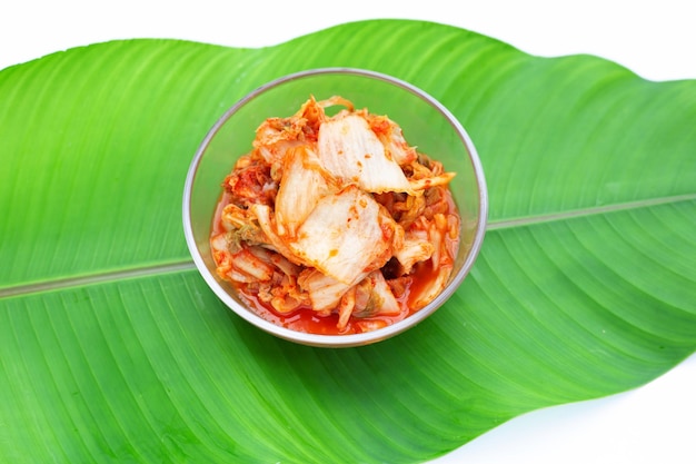 Kimchi Koreańskie danie z pikantnych fermentowanych warzyw