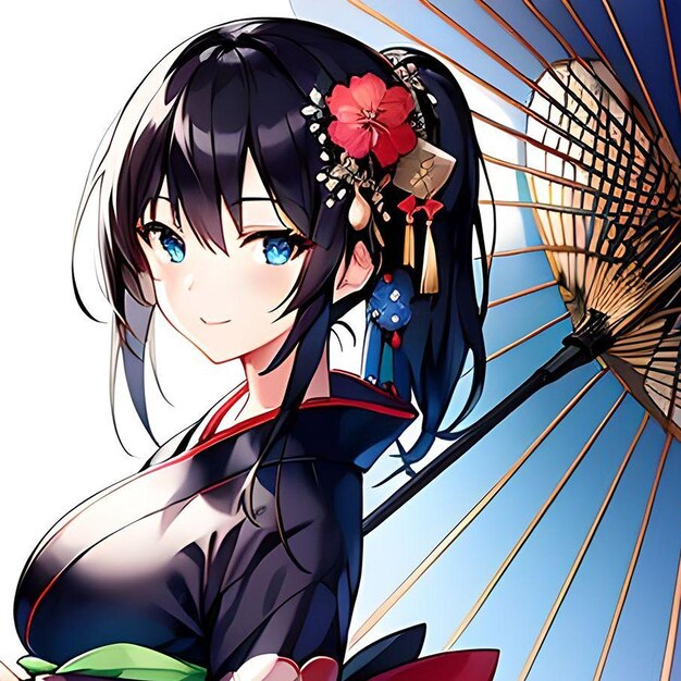 Kimono Girl wygenerowana przez AI