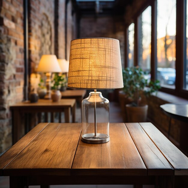 klasyczna lampa stołowa