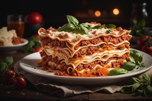 Klasyczna lasagna z sosem bolognańskim