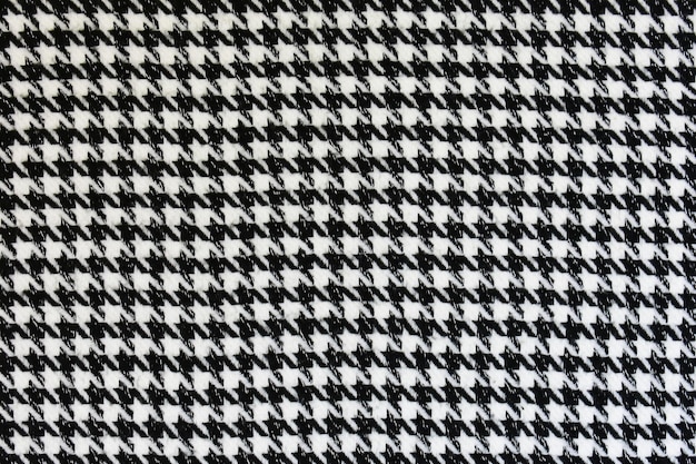 Klasyczny wzór tkaniny Houndstooth