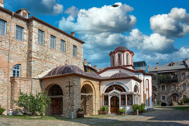 Klasztor Iviron Na Górze Athos, Chalkidiki, Grecja