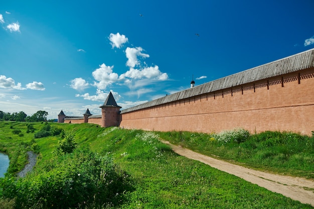 Zdjęcie klasztor św. eutymiusza mur, suzdal, rosja