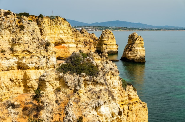 Klify Przybrzeżne W Ponta Da Piedade W Lagos - Algarve, Portugalia