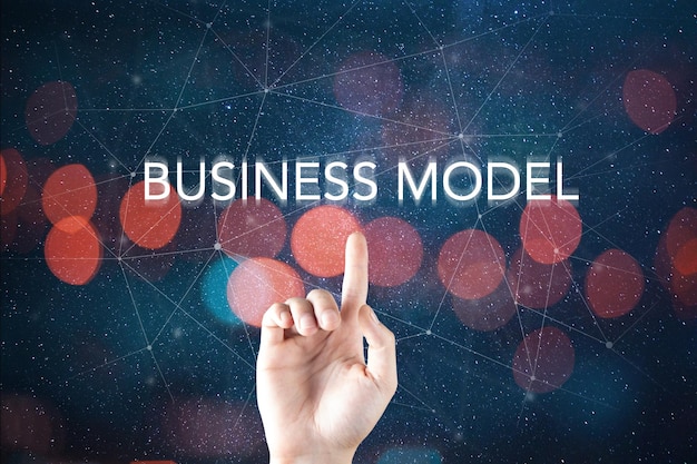 Zdjęcie kliknięcia modelu biznesowego