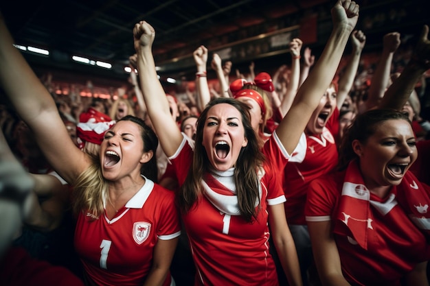 kobiet fanów piłki nożnej