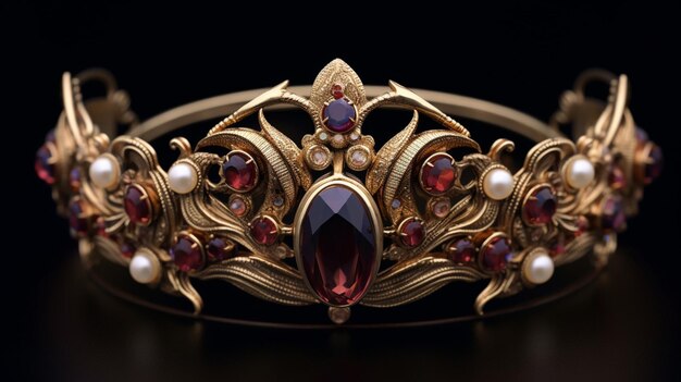 Kobieta luksusowa tiara