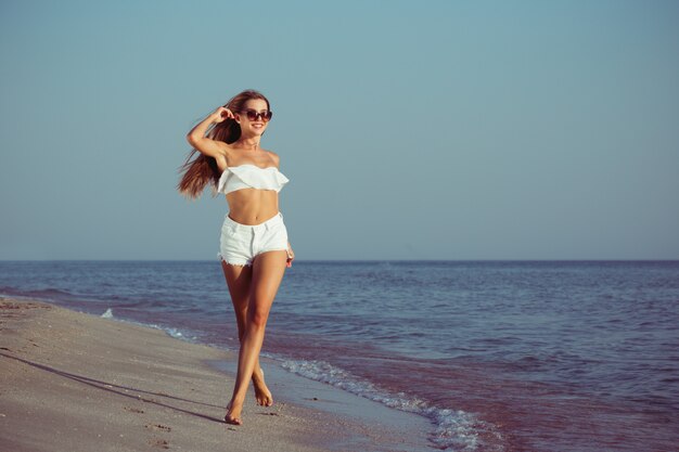 Kobieta na plaży