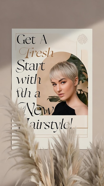 Kobieta z krótkimi włosami i czarnym topem z słowami "Let's start a new year"