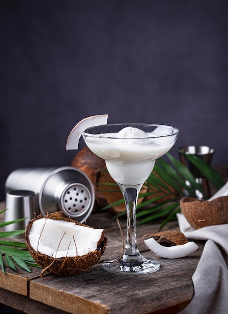Kokosowy Koktajl Margarita Z Lodami