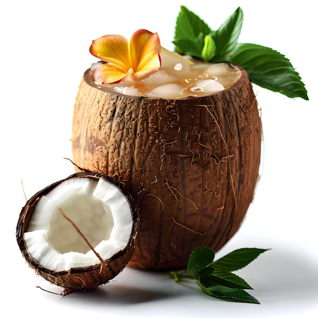 Koktajl kokosowy Clipart