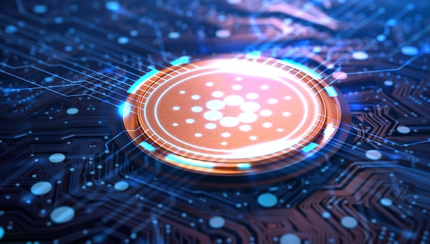 Kolaż platformy blockchain Cardano