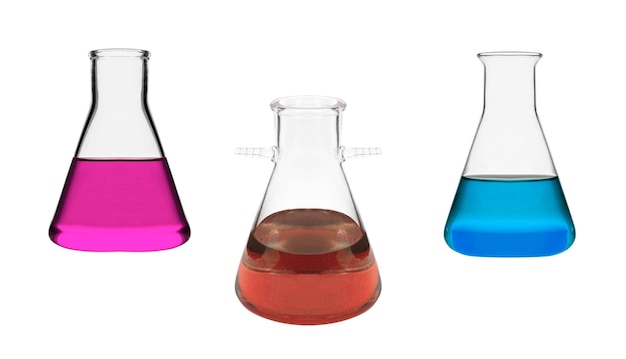 Kolby laboratoryjne chemiczne izolowane