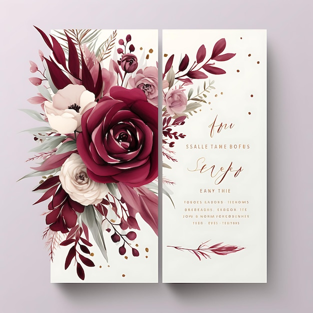 Kolekcja Elegant Velvet Wedding Invitation Card Rectangular Shape Vel ilustracja pomysłowy projekt