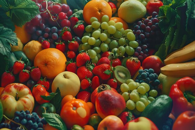 Kolekcja owoców i warzyw Rainbow