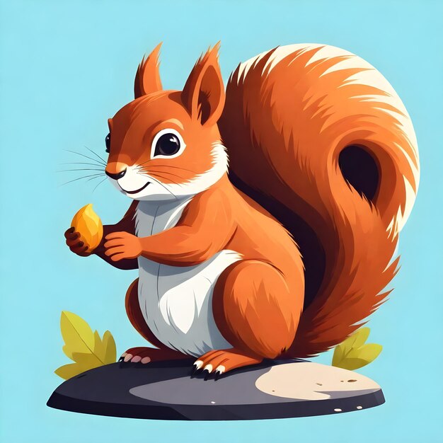 Kolekcja Playful Squirrel Clipart