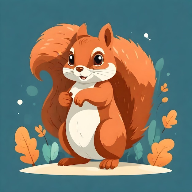 Kolekcja Playful Squirrel Clipart