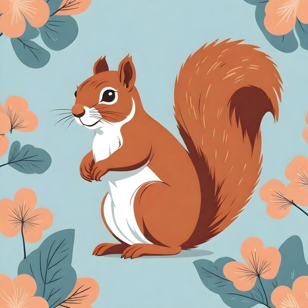 Kolekcja Playful Squirrel Clipart