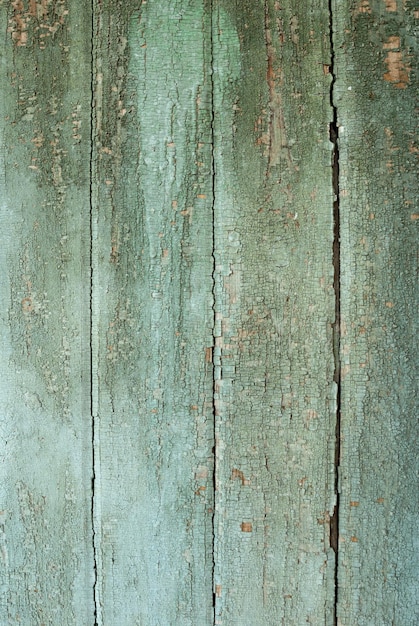 Kolekcja Tła - Stara, spękana farba na drewnianych deskach