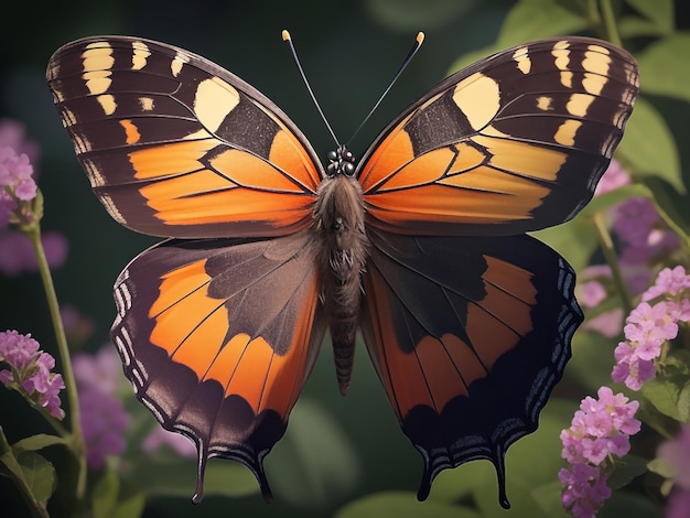 Kolekcje obrazów tła motyla urocze tapety ai generowane