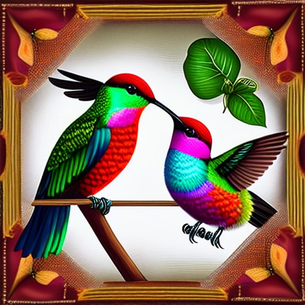 Zdjęcie kolibry przyciągające wzrok i piękne obrazy oraz obraz wektorowy symbolu