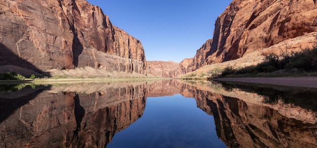 Kolorado w kanionie glen arizona stany zjednoczone ameryki