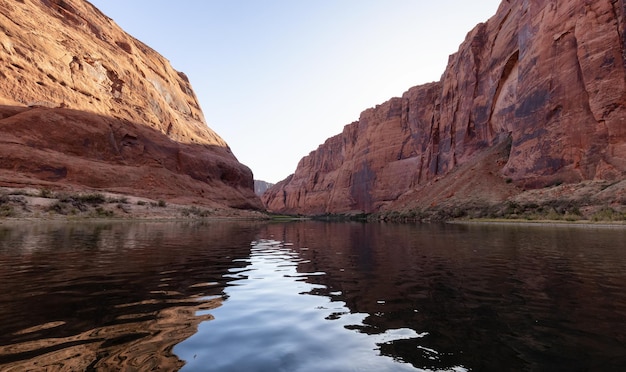 Kolorado w kanionie glen arizona stany zjednoczone ameryki