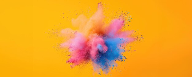 Kolorowa eksplozja farby