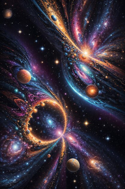 Kolorowa galaktyka