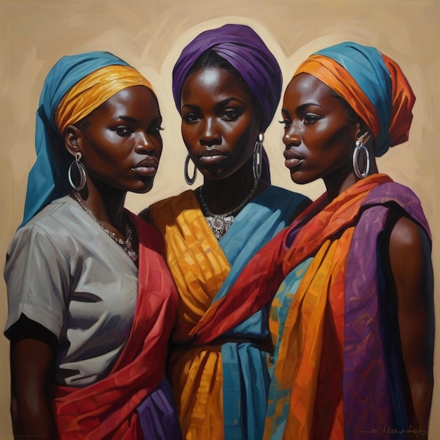 Kolorowa ilustracja grupy kobiet koncepcji Międzynarodowego Dnia Kobiet