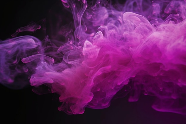 Kolorowa mgła Brokatowy dym Farba plusk wody Magiczna mikstura Fioletowy różowy świecące cząstki musujące mgła