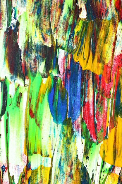 Kolorowa olejna malowana tekstura - abstrakcyjne tło