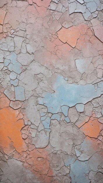 Kolorowa tekstura ściany cementu