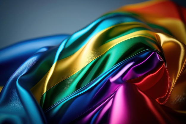 Kolorowa tkanina wykonana przez firmę firmy.