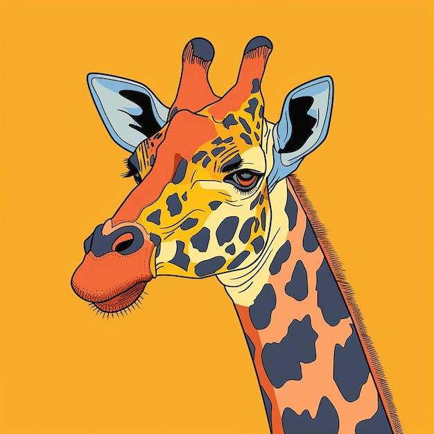 Kolorowanie żyraf dla dzieci