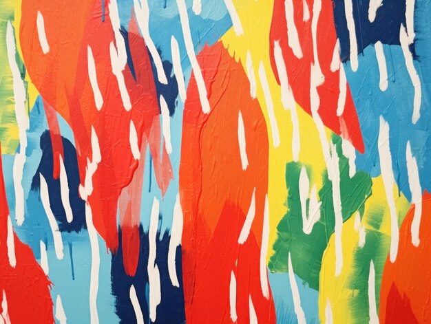 Zdjęcie kolorowe abstrakcyjne tło z malowanymi pociągami pędzla