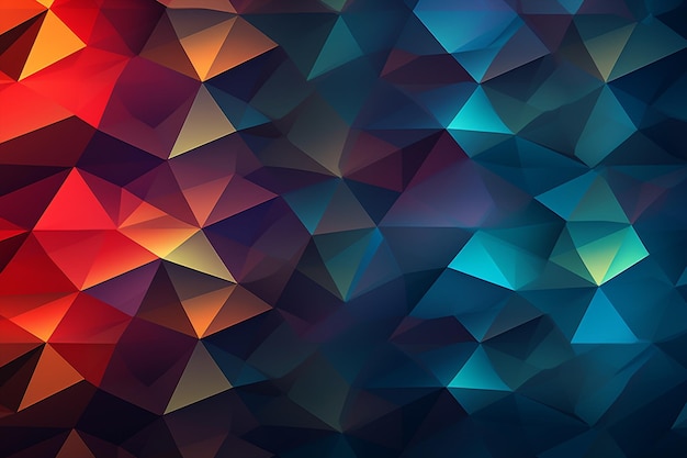 Zdjęcie kolorowe abstrakcyjne tło z wzorem trójkątów