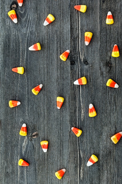 Kolorowe Candy Corn Na Halloween