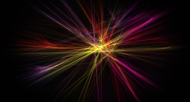Kolorowe chaotyczne sieci web abstrakcja 3d renderowania nowoczesnej koncepcji wygenerowane komputerowo tła