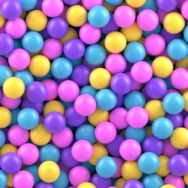 Kolorowe cukierki słodkie gumballs tło wektor