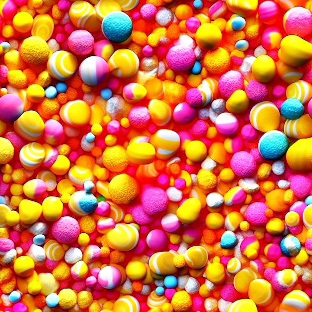 kolorowe cukierkowe pastele
