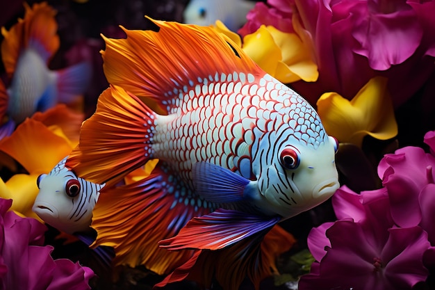 Zdjęcie kolorowe gatunki oceaniczne