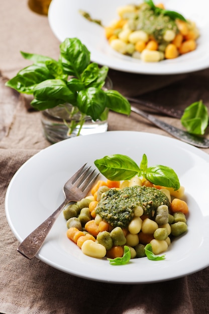 Kolorowe Gnocchi Z Pesto