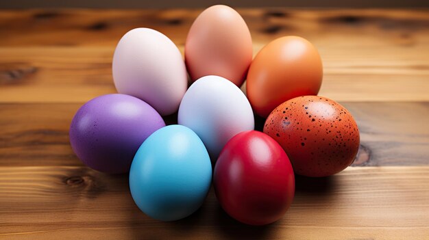 Kolorowe jaja, kolorowe jaja, tło, kolorowe metaliczne jaja.