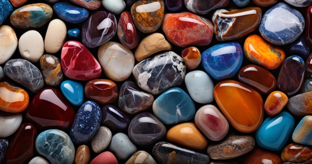 Kolorowe kamienne tło morze kamienne tło kamyki tła ściana skalna tło kolorowe skały